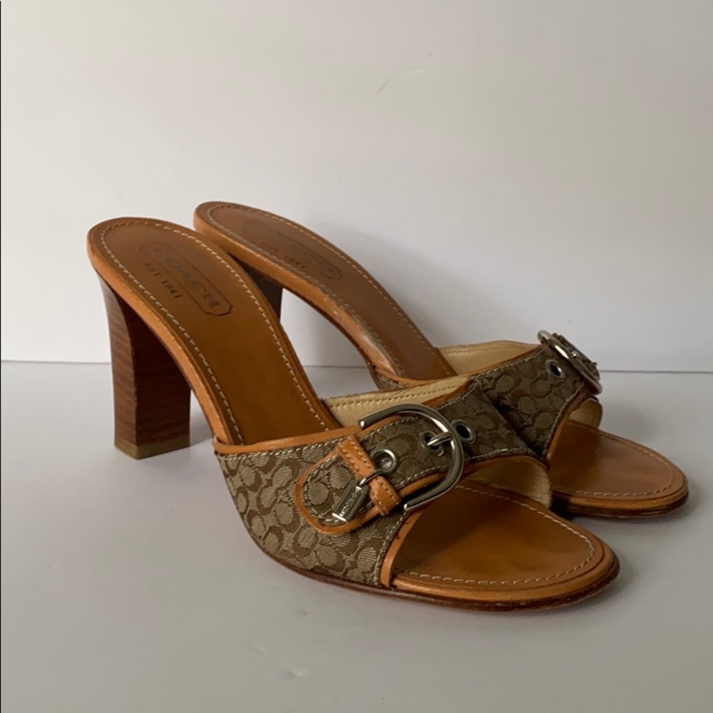 Coach Heel Sandal Daryn Size 6.5 B